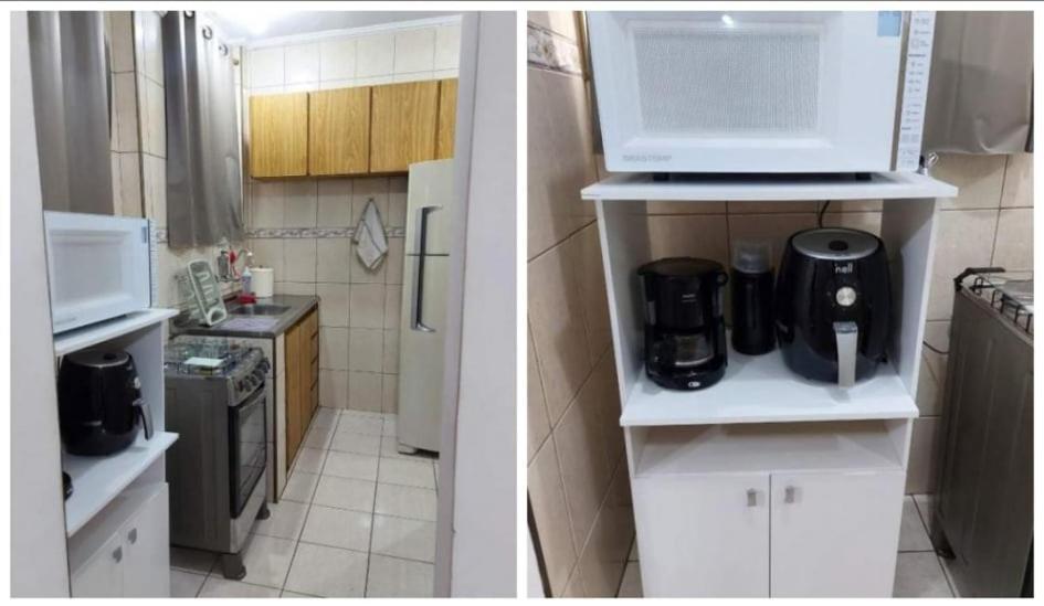 Apartamento 100 Mts Praia Roupa Cama Toalha Banho Wi-Fi 500 Mega Port 24 Hs Сантос Экстерьер фото