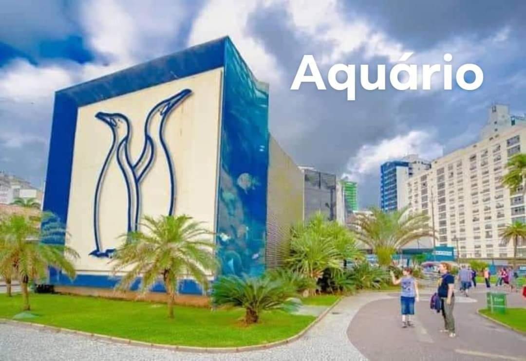 Apartamento 100 Mts Praia Roupa Cama Toalha Banho Wi-Fi 500 Mega Port 24 Hs Сантос Экстерьер фото