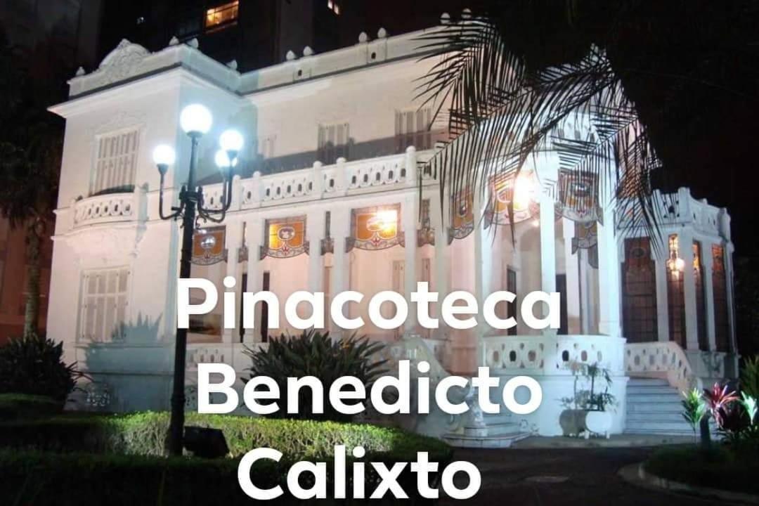 Apartamento 100 Mts Praia Roupa Cama Toalha Banho Wi-Fi 500 Mega Port 24 Hs Сантос Экстерьер фото
